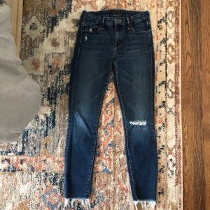 Mother Skinny Crop Jeans